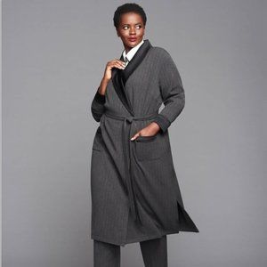 Lane Bryant x Glamour Pinstripe Robe Duster Sz 22/24
